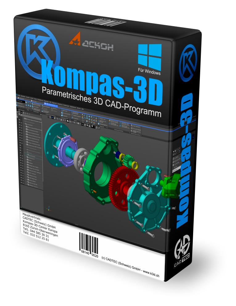 KOMPAS-3D – Die professionelle Plattform für parametrische 3D-Konstruktion